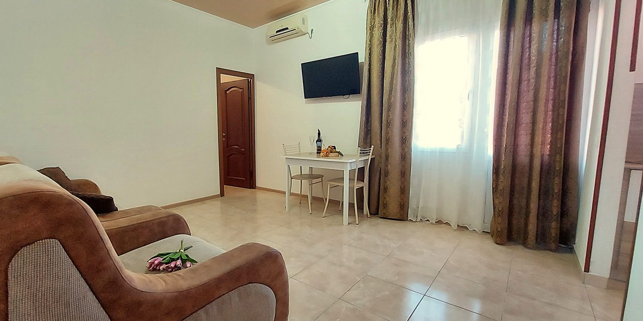 Апартаменты (Двухкомнатные с кухней и балконом), Гостевой дом Анастасия