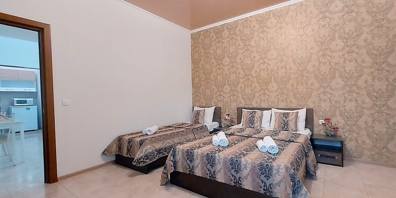 Апартаменты (Двухкомнатные с кухней и балконом), Гостевой дом Анастасия