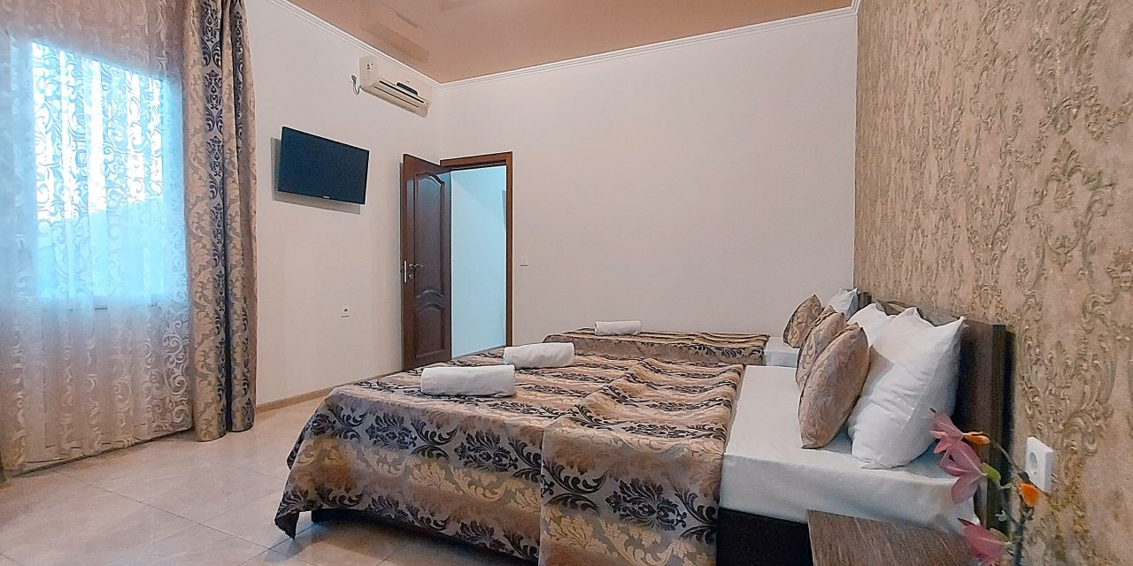 Апартаменты (Семейные с кухней и огромным балконом), Гостевой дом Анастасия