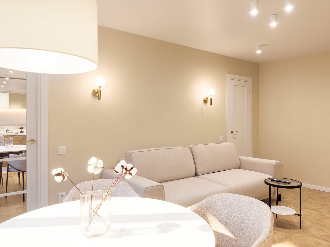 Диван в гостиной