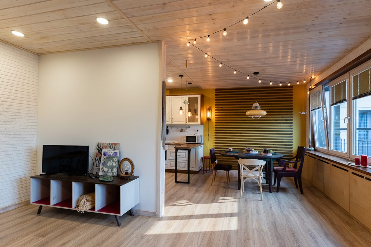 Гостиная, телевизор