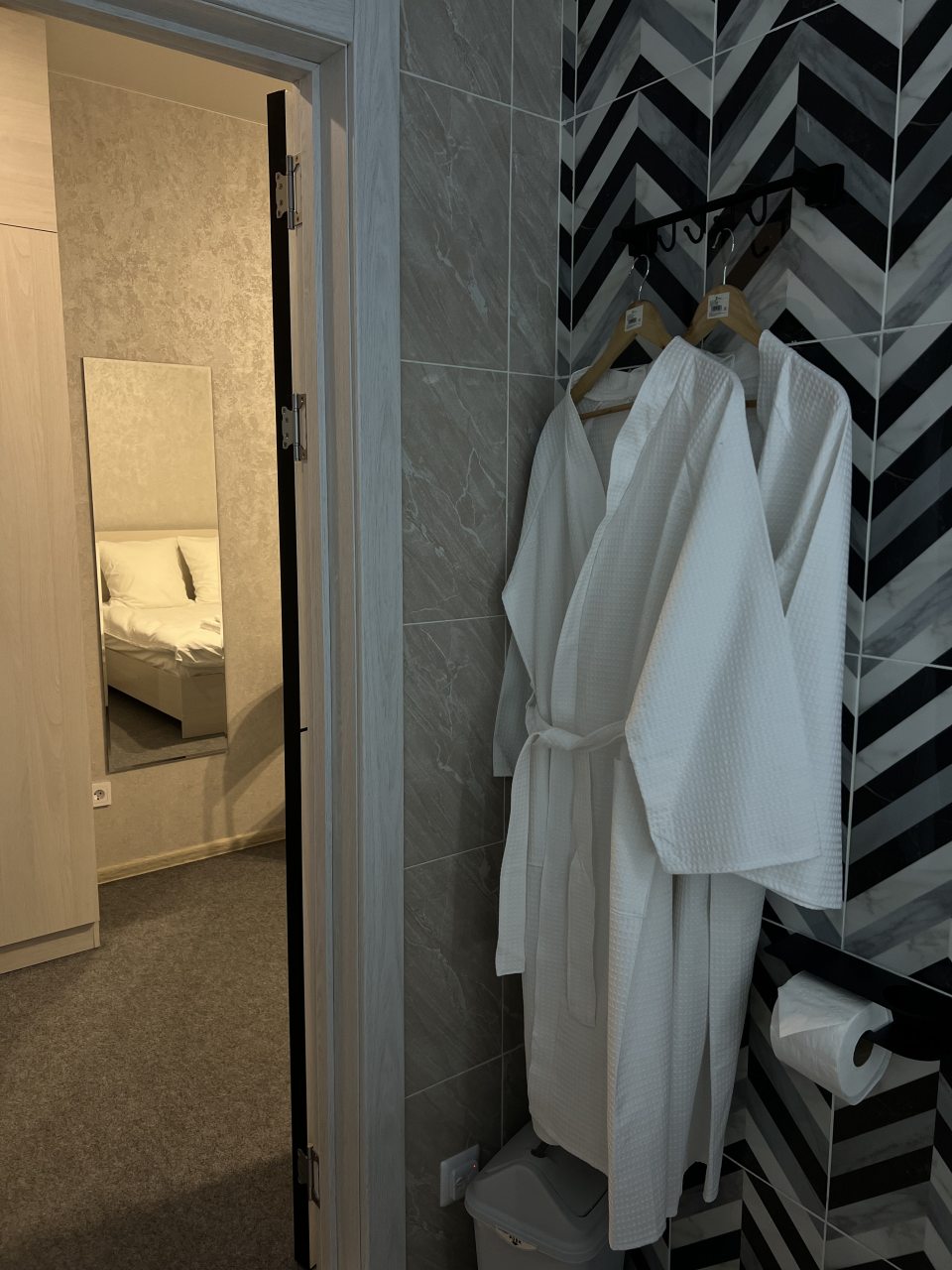 Двухместный (Стандарт с одной двуспальной кроватью), Отель Графит