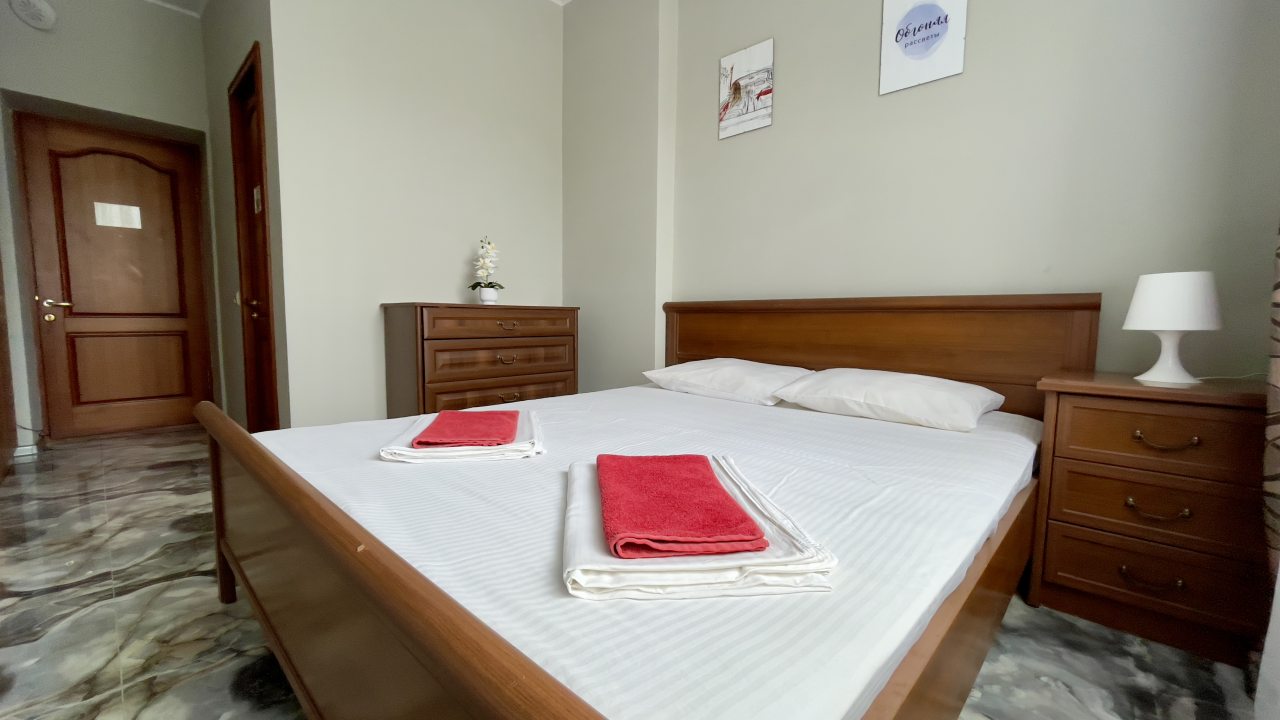 Двухместный (Стандарт с двуспальной кроватью), Гостиница Олина