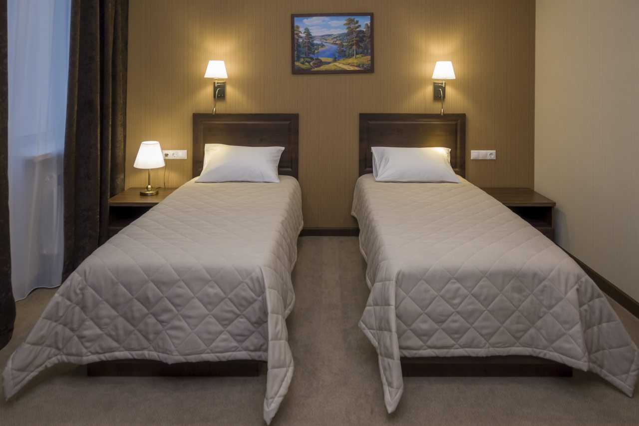 Двухместный (Стандарт с раздельными кроватями (Твин)), Гостиница Парковая