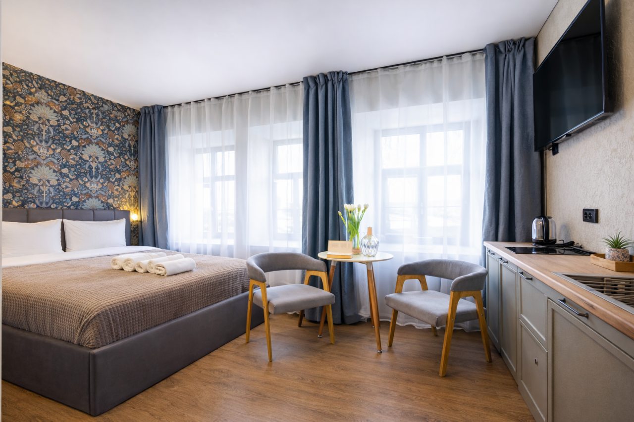 Двухместный (Комфорт Apt# 104), Бутик-Отель Дом с гаргульями