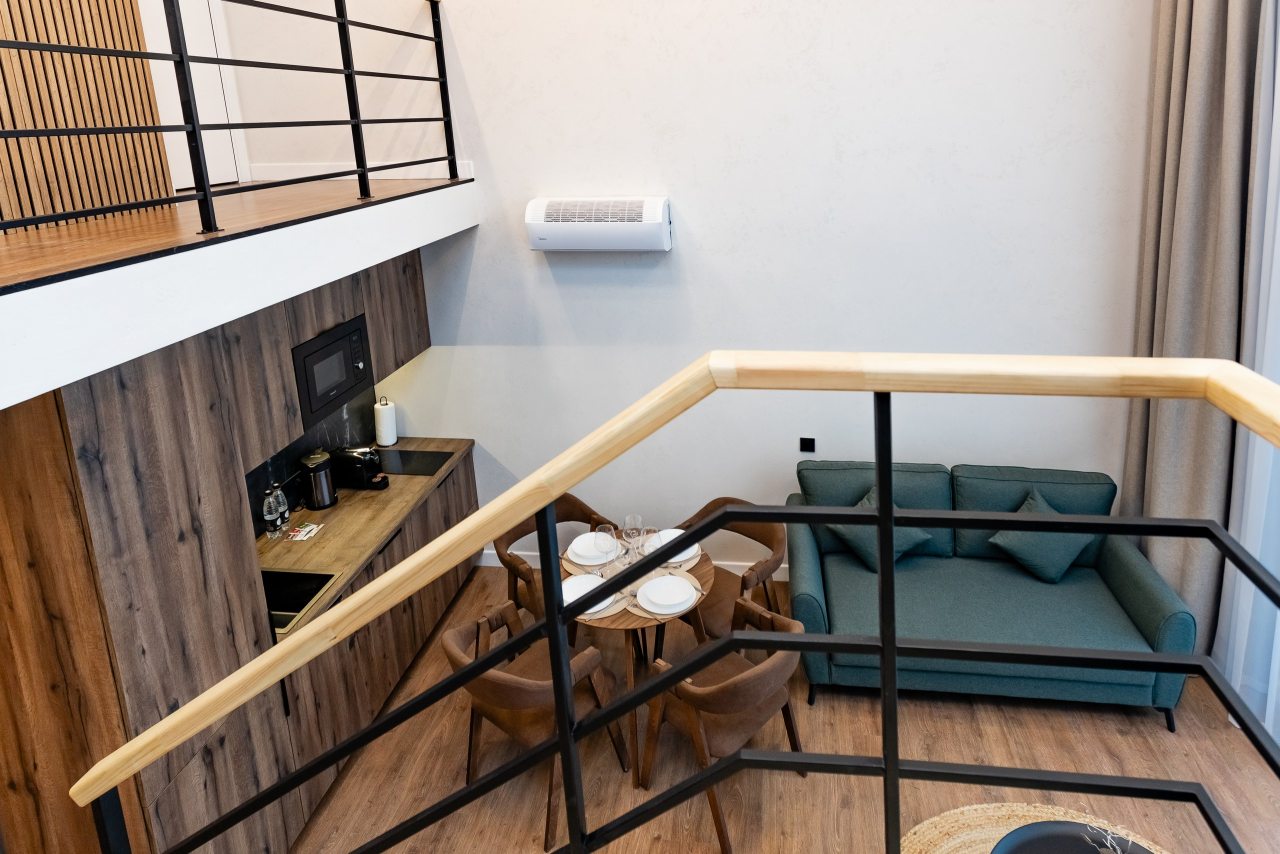 Апартаменты (Двухуровневые на Верещагина 10), Апартаменты GreenLine двухуровневые by Karmanns