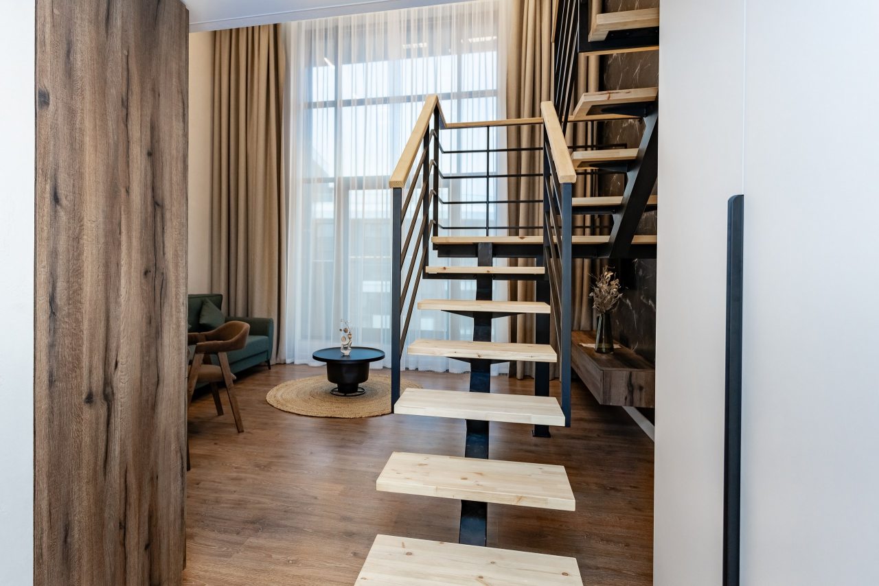 Апартаменты (Двухуровневые на Верещагина 10), Апартаменты GreenLine двухуровневые by Karmanns