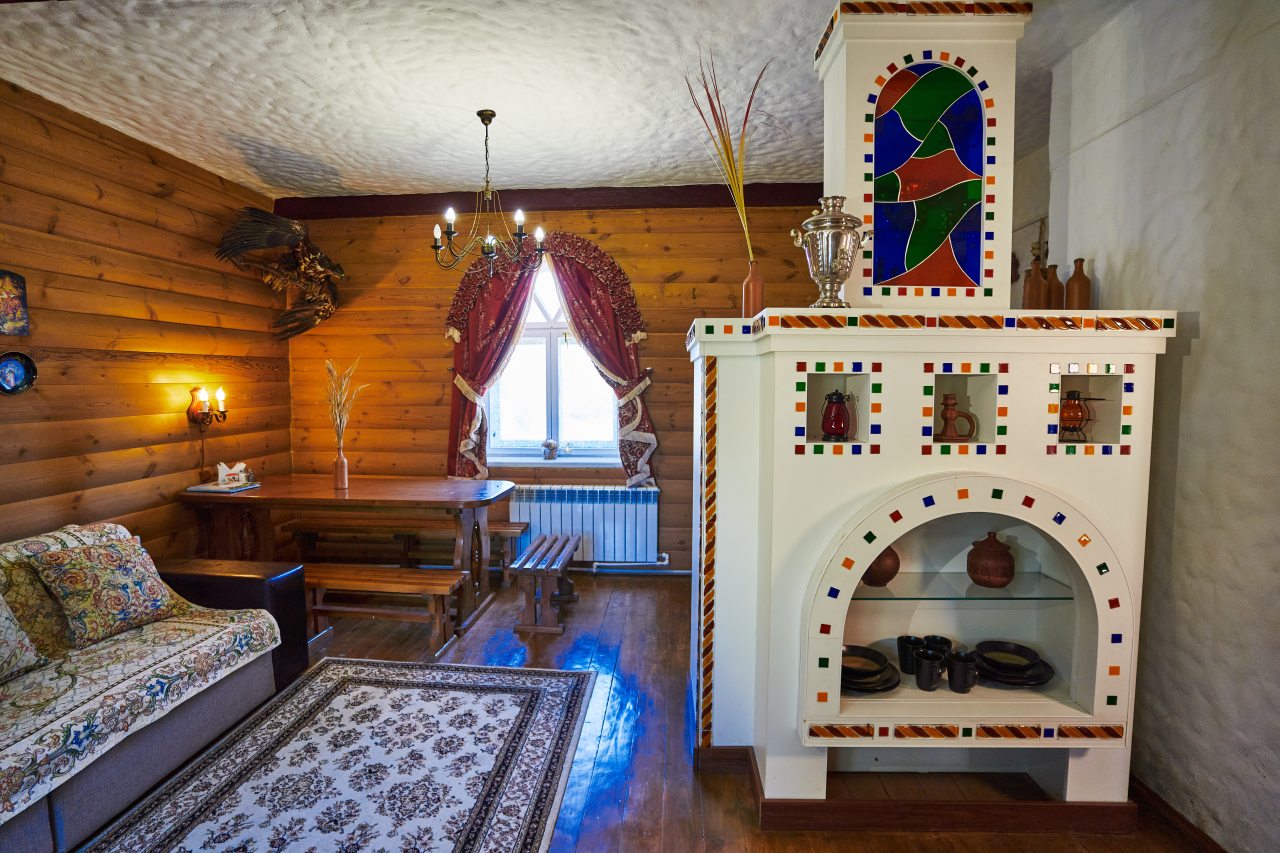 Четырехместный (Коттедж Русская Охота с сауной и бильярдной), База отдыха На Калиновке