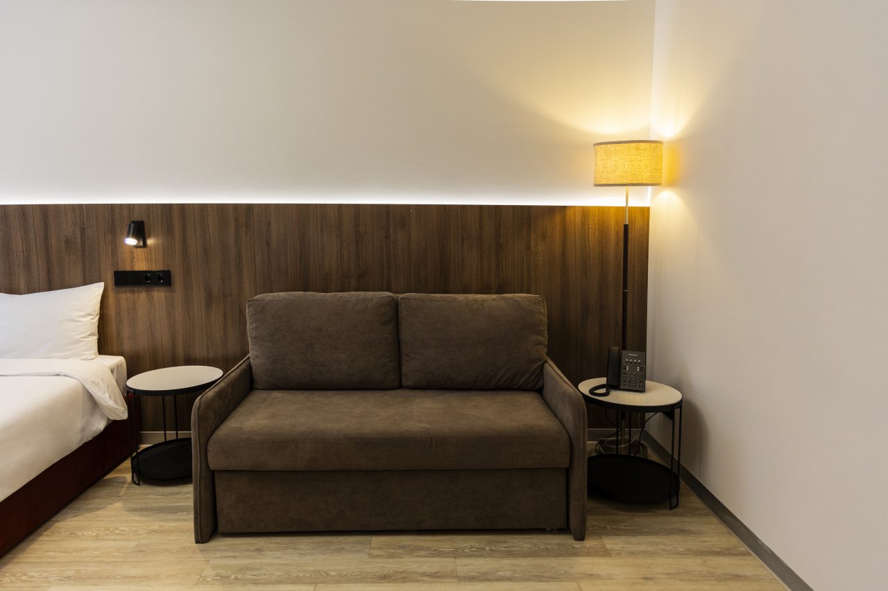 Номер (Улучшенный с 1 кроватью и диваном), Отель AMATI KAZAN HOTEL 3*