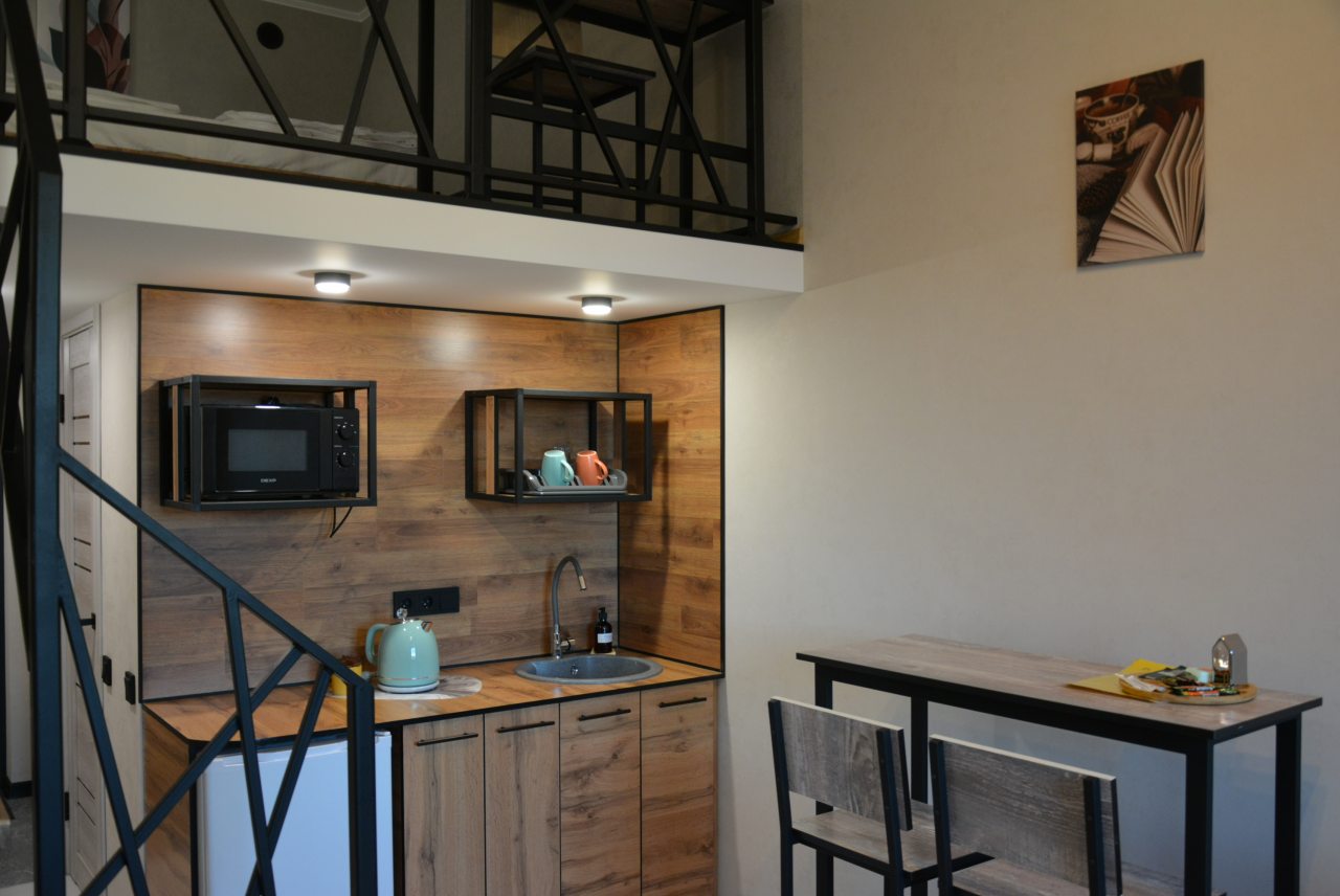 Апартаменты (Новая двухярусная студия Комфорт), Апартаменты Добрый дом