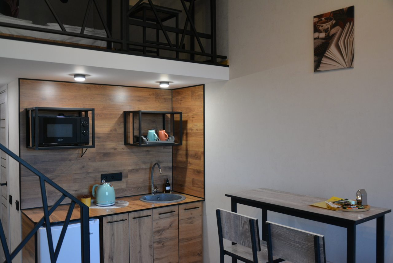 Апартаменты (Новая двухярусная студия Комфорт), Апартаменты Добрый дом