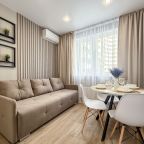 Апартаменты (Квартира на 4 гостей Эспрессо с удаленным заселением), Апартаменты Добрый Хост- ЖК Облака Центральный район