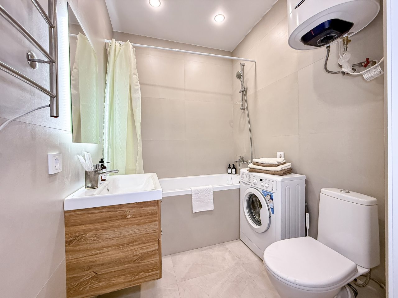 Апартаменты (Квартира на 4 гостей Эспрессо с удаленным заселением), Апартаменты Добрый Хост- ЖК Облака Центральный район