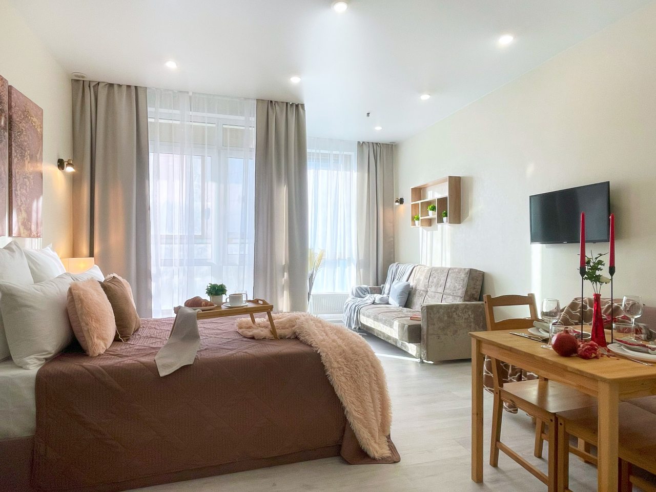 Апартаменты (Уютные современные у метро ЦСКА), Апартаменты Arenda.tut