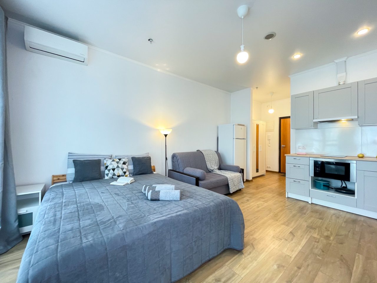 Апартаменты (В благородно-серых тонах у метро ЦСКА), Апартаменты Arenda.tut