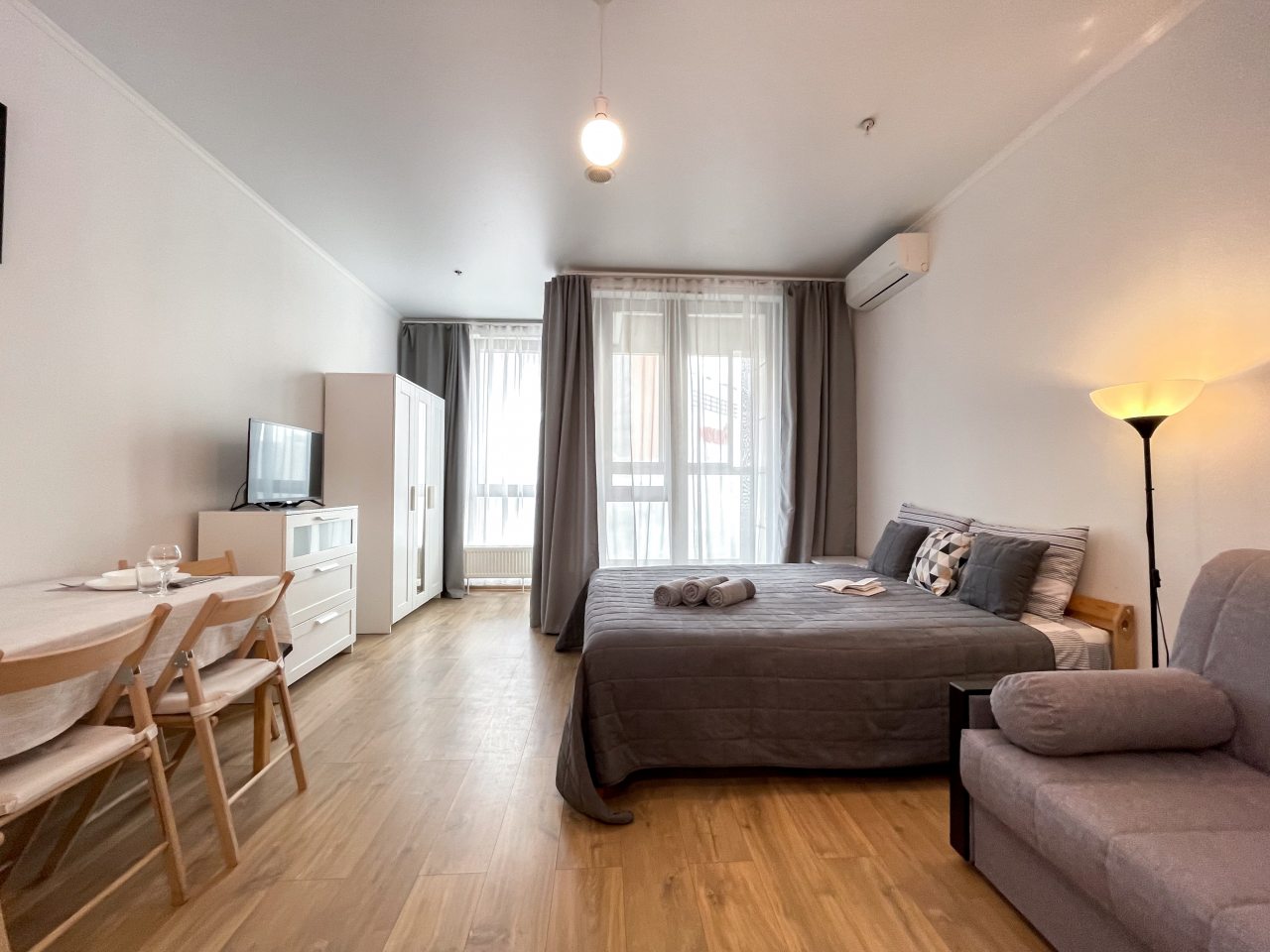 Апартаменты (В благородно-серых тонах у метро ЦСКА), Апартаменты Arenda.tut