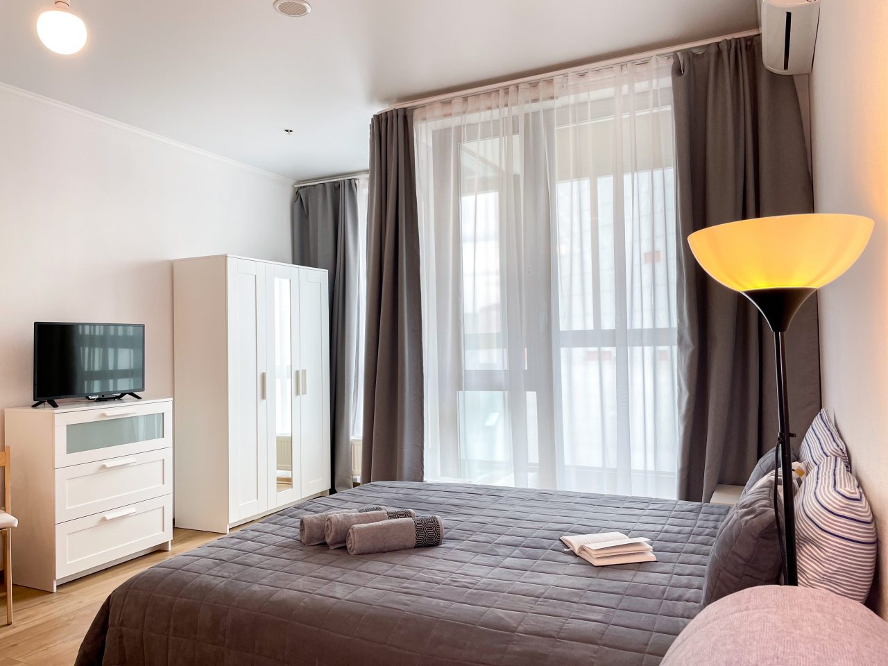 Апартаменты (В благородно-серых тонах у метро ЦСКА), Апартаменты Arenda.tut