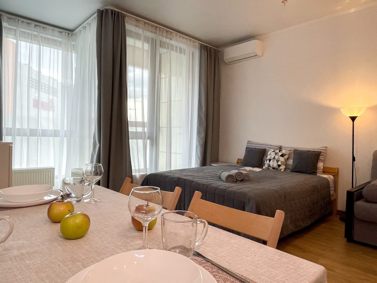 Апартаменты (В благородно-серых тонах у метро ЦСКА), Апартаменты Arenda.tut