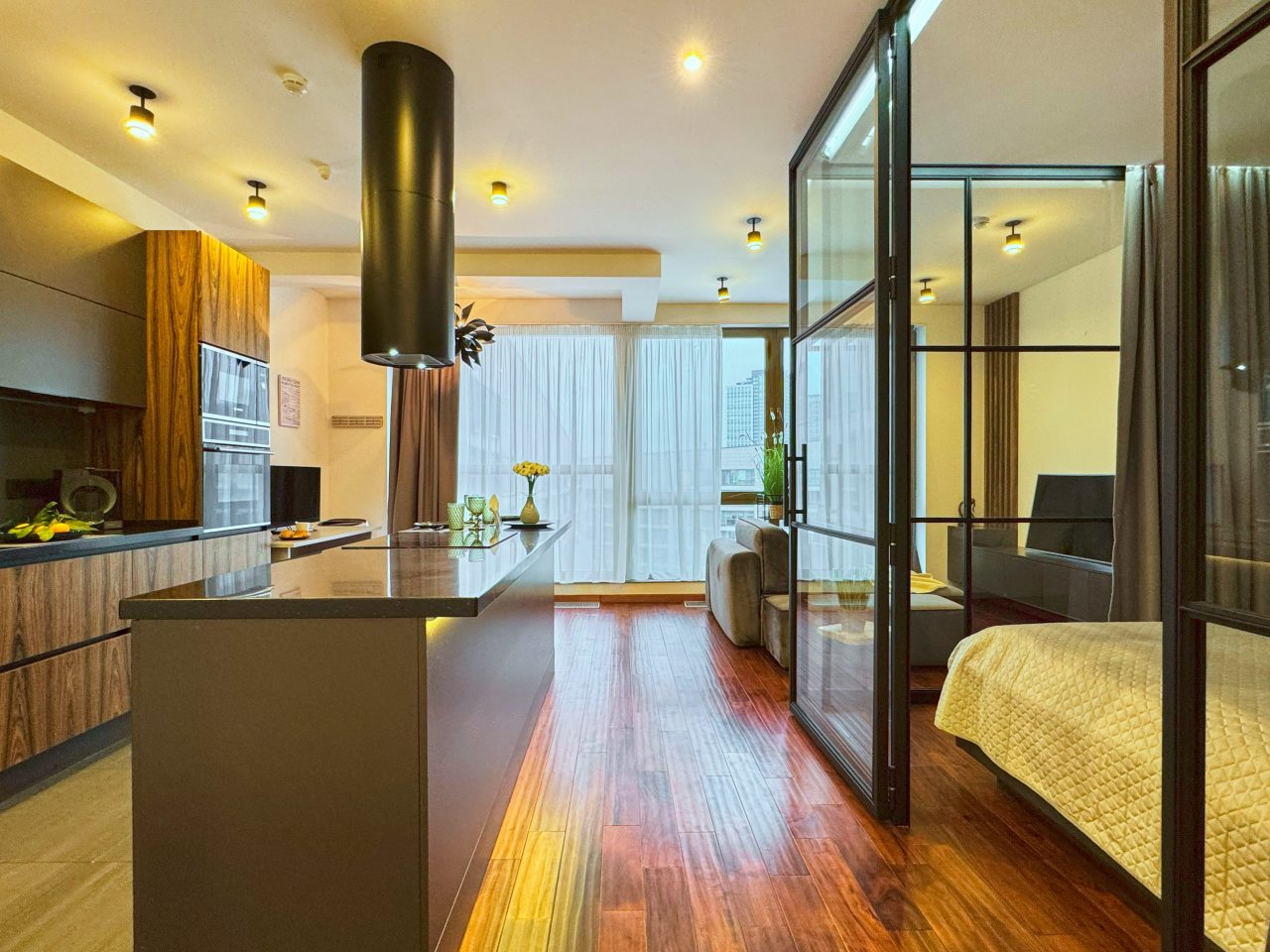 Люкс (Ультрасовременные ТЦ Авиапарк метро ЦСКА), Апартаменты Arenda.tut