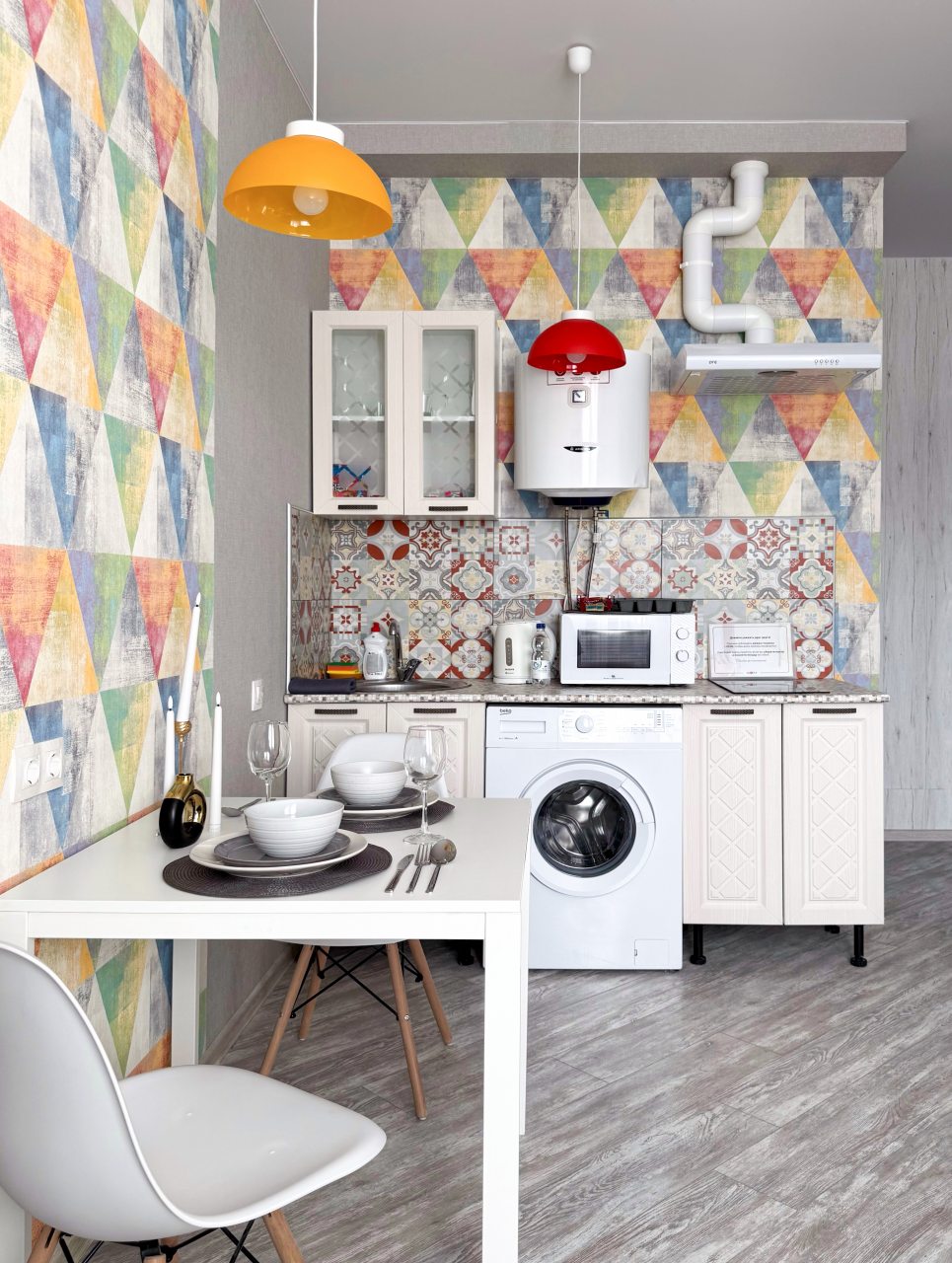 Мини-кухня, Апартаменты Студия на Финской