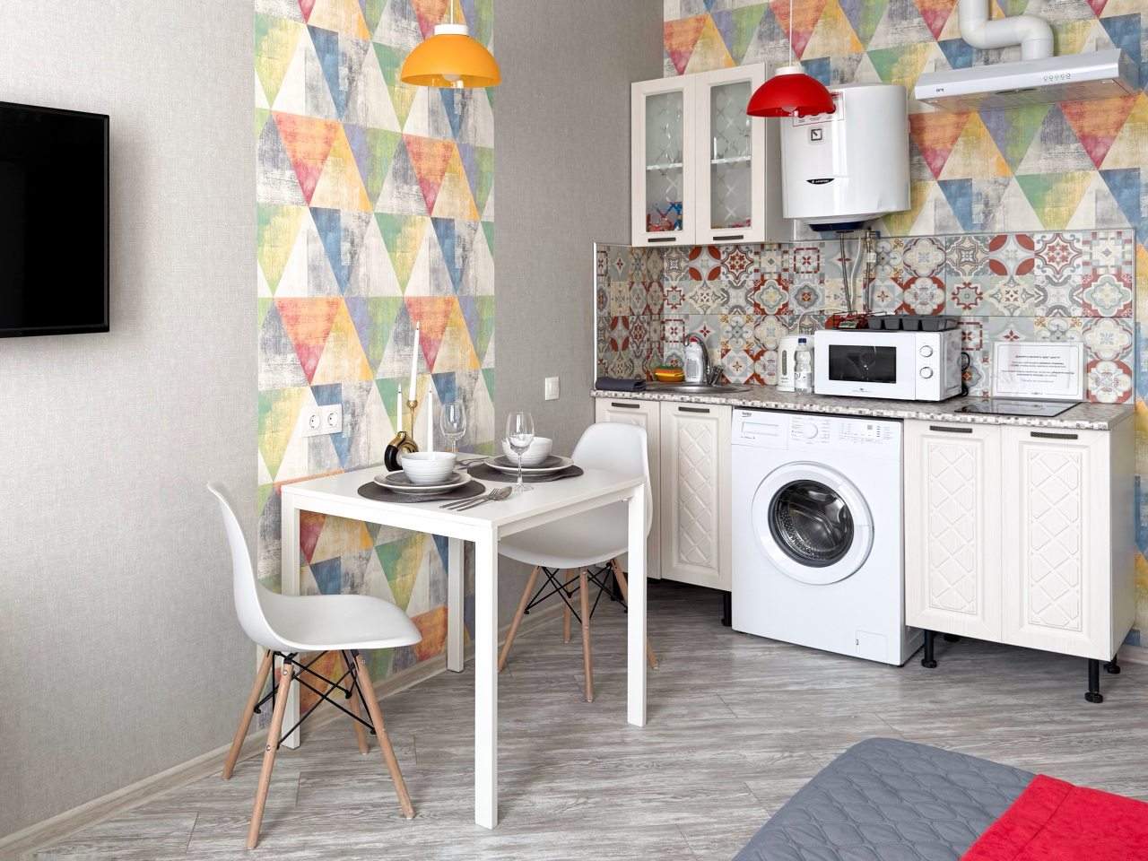 Мини-кухня, Апартаменты Студия на Финской