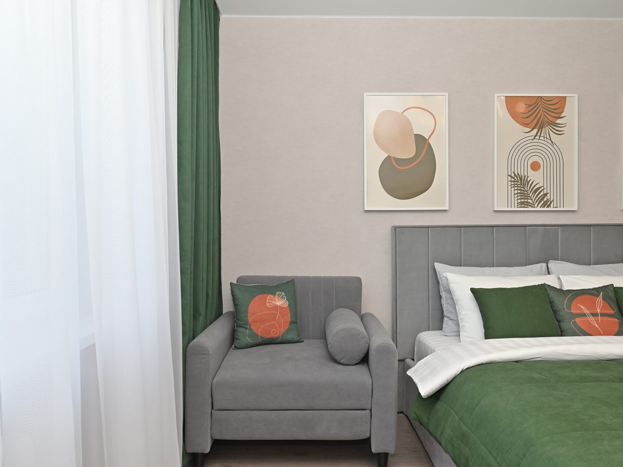 Двухместный (С двумя отдельными спальнями), Апартаменты Kenig Holidays вблизи Верхнего Озера и Музея Янтаря