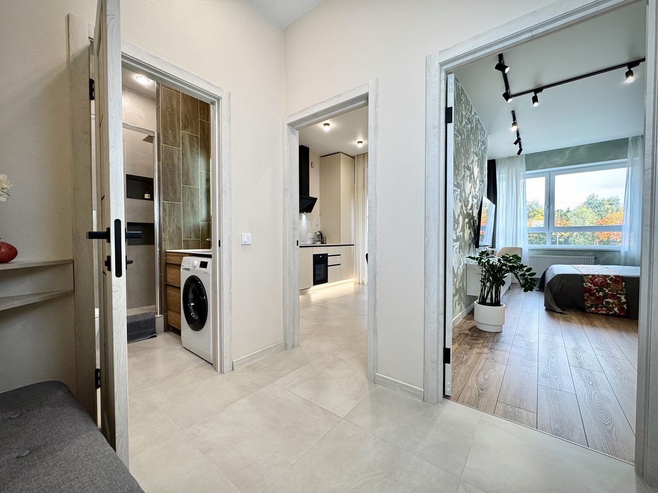 Одноместный (Одноместный с видом на зелень), Апартаменты Kenig Holidays вблизи Центрального парка