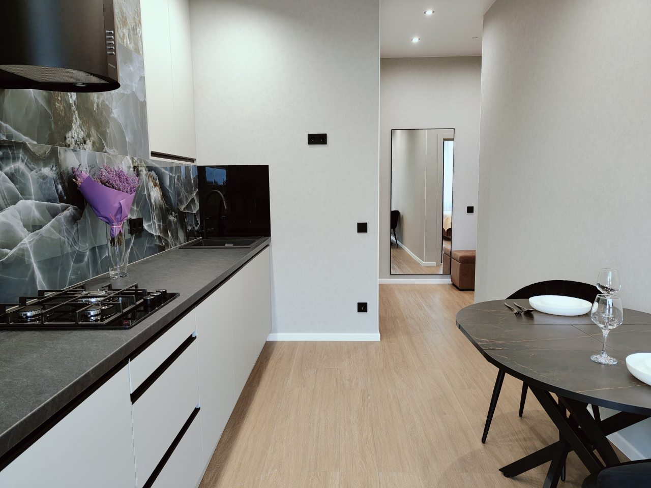 Одноместный (С лоджией и видом на зелень), Апартаменты Kenig Holidays вблизи Центрального парка