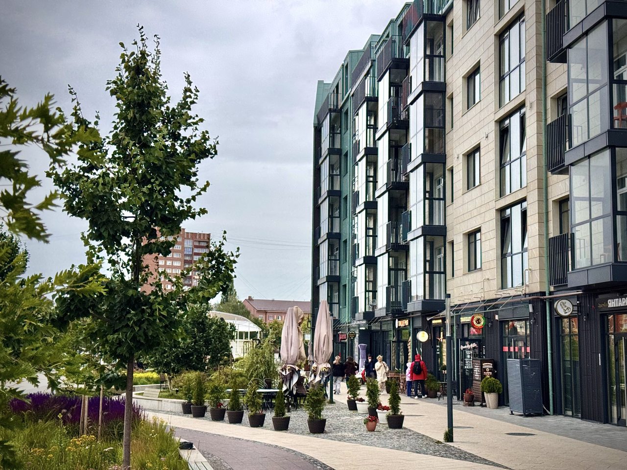 Студио (С балконом и видом на реку), Апартаменты Kenig Holidays в премиум ЖК Рыбная Деревня