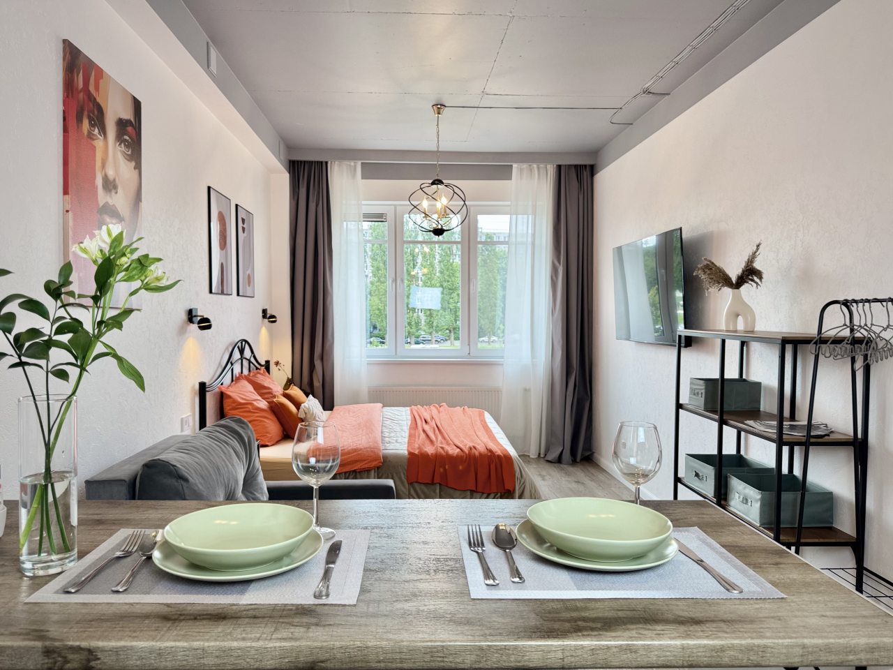 Студио (С видом на реку), Апартаменты Kenig Holidays в премиум ЖК Рыбная Деревня