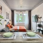 Студио (С видом на реку), Апартаменты Kenig Holidays в премиум ЖК Рыбная Деревня