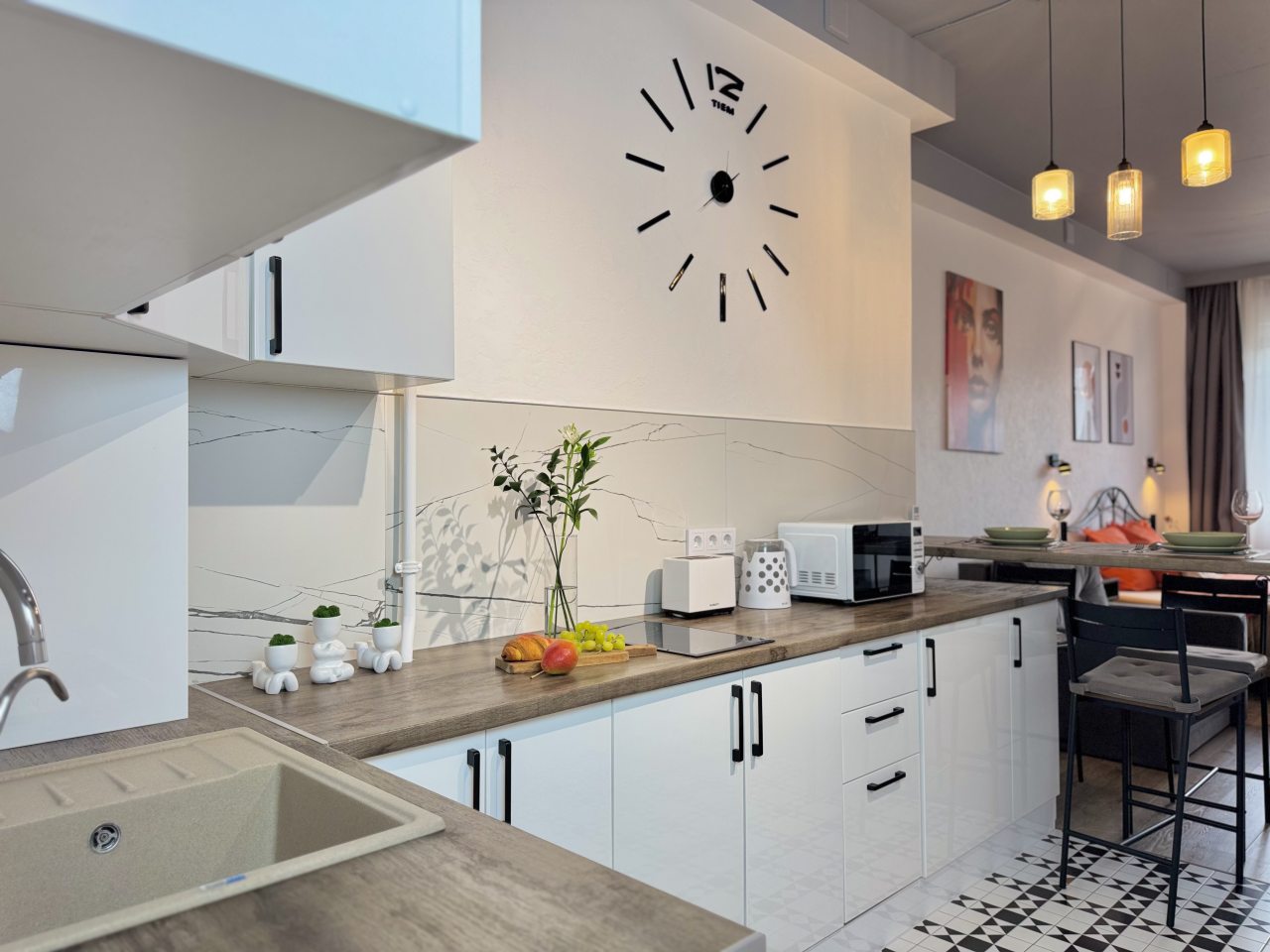 Студио (С видом на реку), Апартаменты Kenig Holidays в премиум ЖК Рыбная Деревня