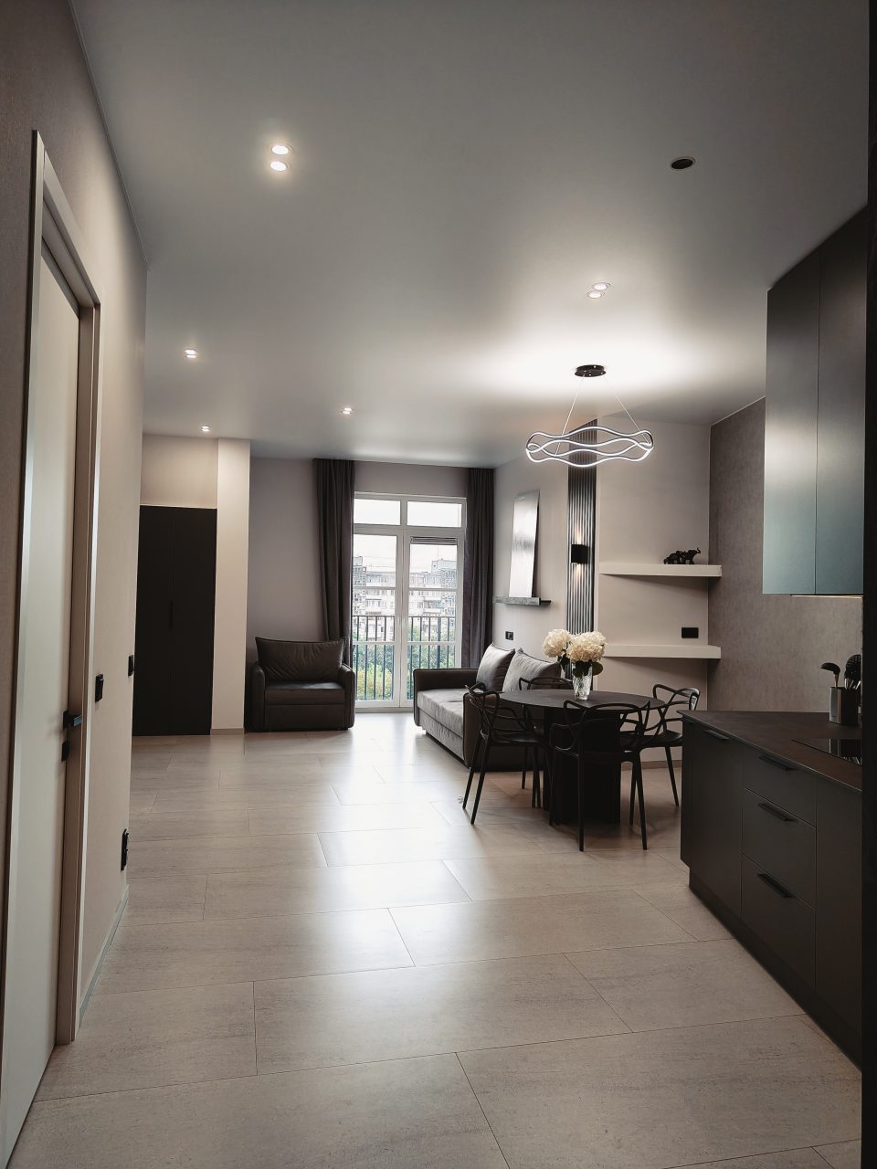 Квартира (С балконом и видом на реку 2к), Апартаменты Kenig Holidays в премиум ЖК Рыбная Деревня