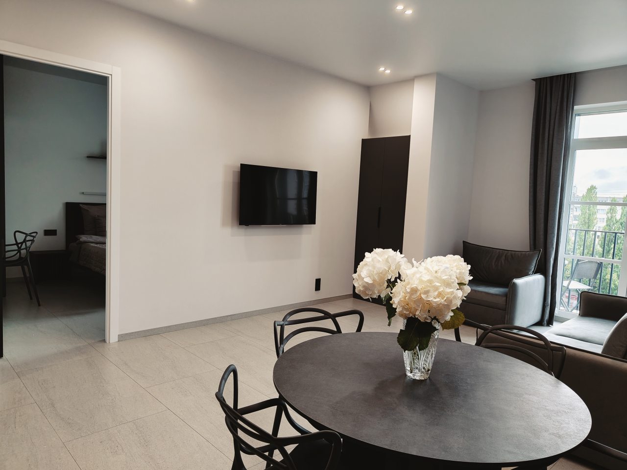 Квартира (С балконом и видом на реку 2к), Апартаменты Kenig Holidays в премиум ЖК Рыбная Деревня