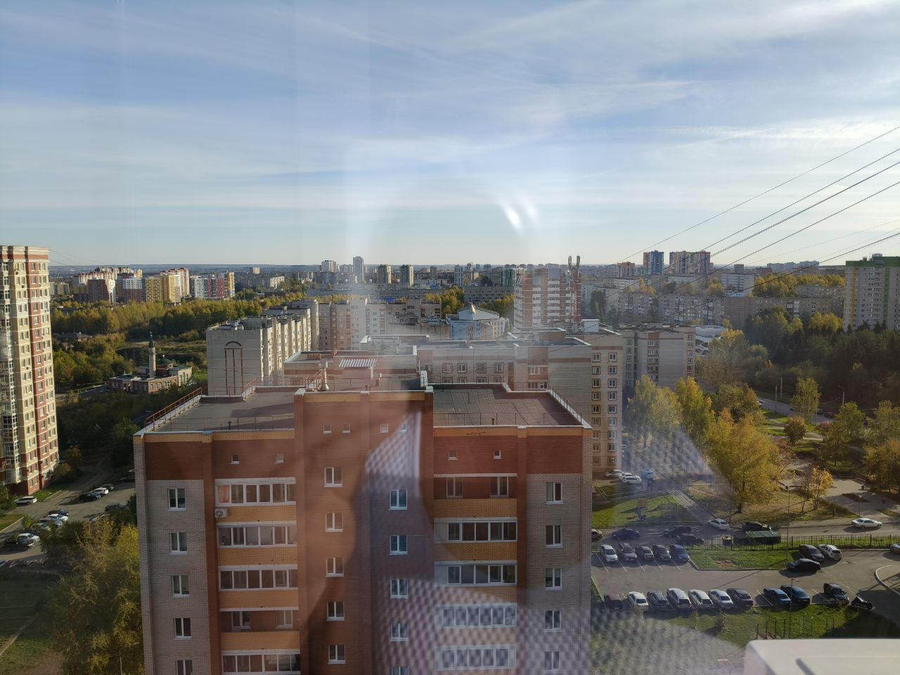 Вид из окна на Устиновский район города Ижевска