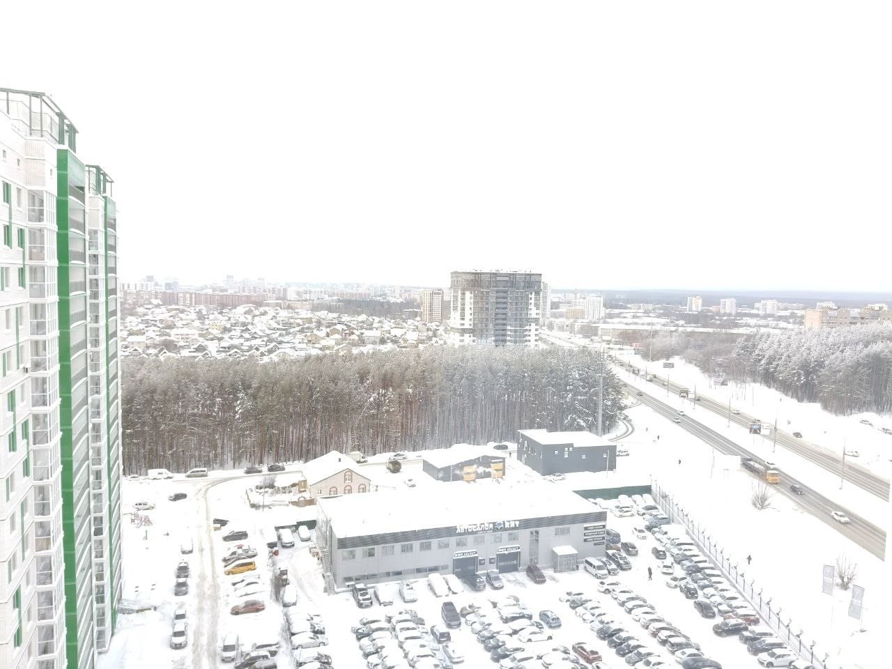 Вид из окна на Ижевск