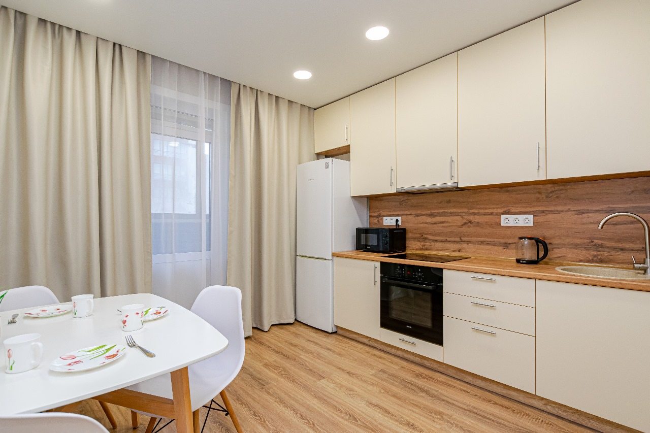 Возможность самостоятельного приготовления пищи, Апартаменты На Спартаковской 14