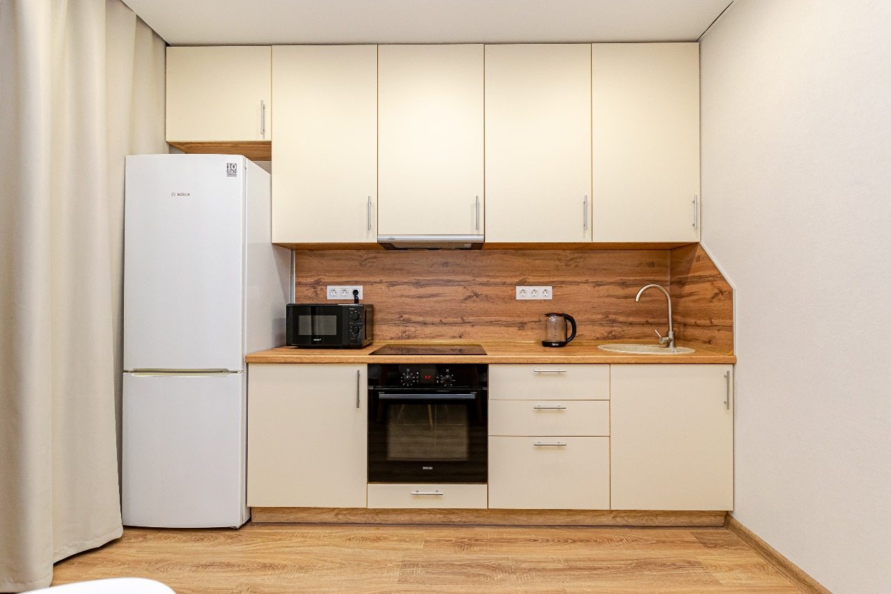 Возможность самостоятельного приготовления пищи, Апартаменты На Спартаковской 14