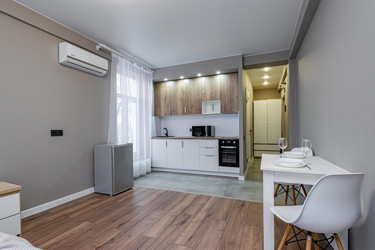 Двухместный (Современная студия у цирка), Апартаменты Просторная студия у цирка