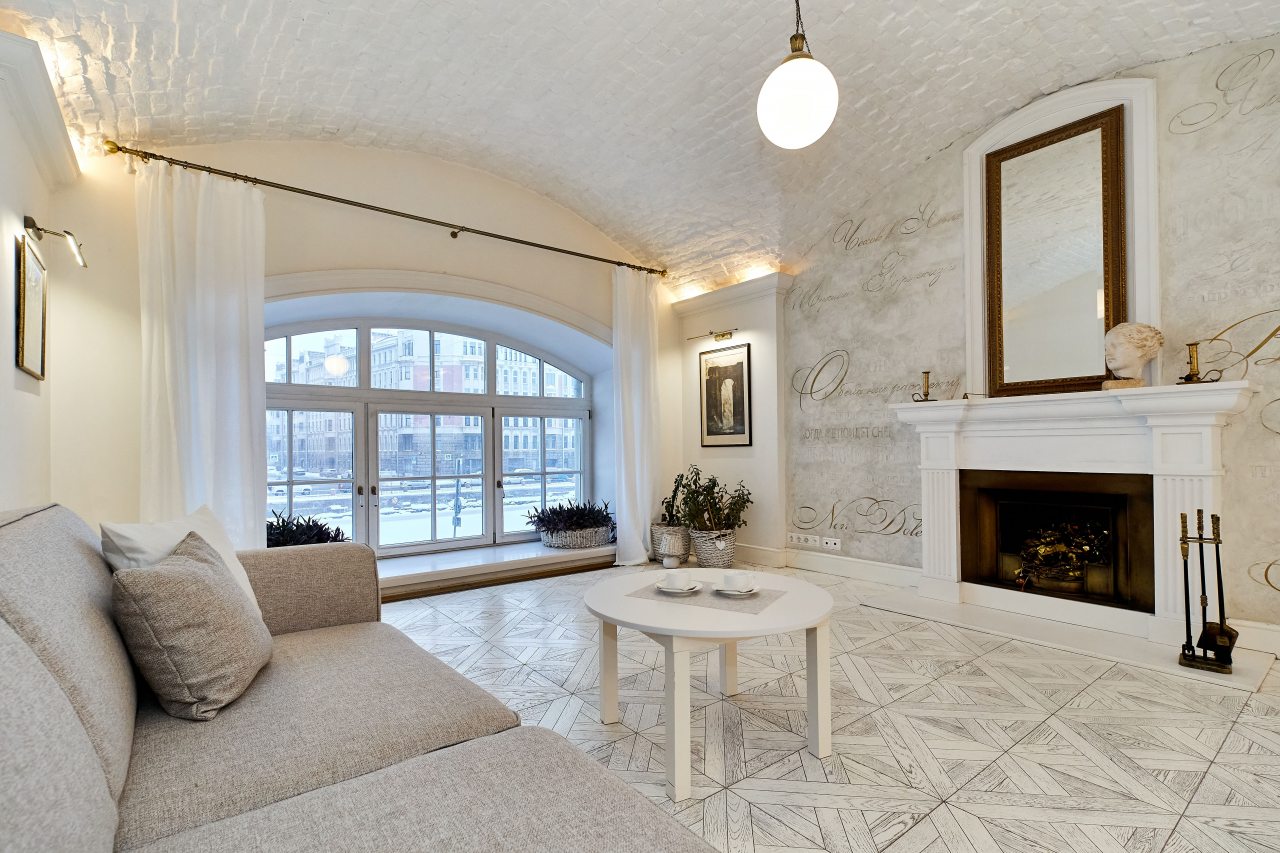 Гостиная апартаменты 100 м2