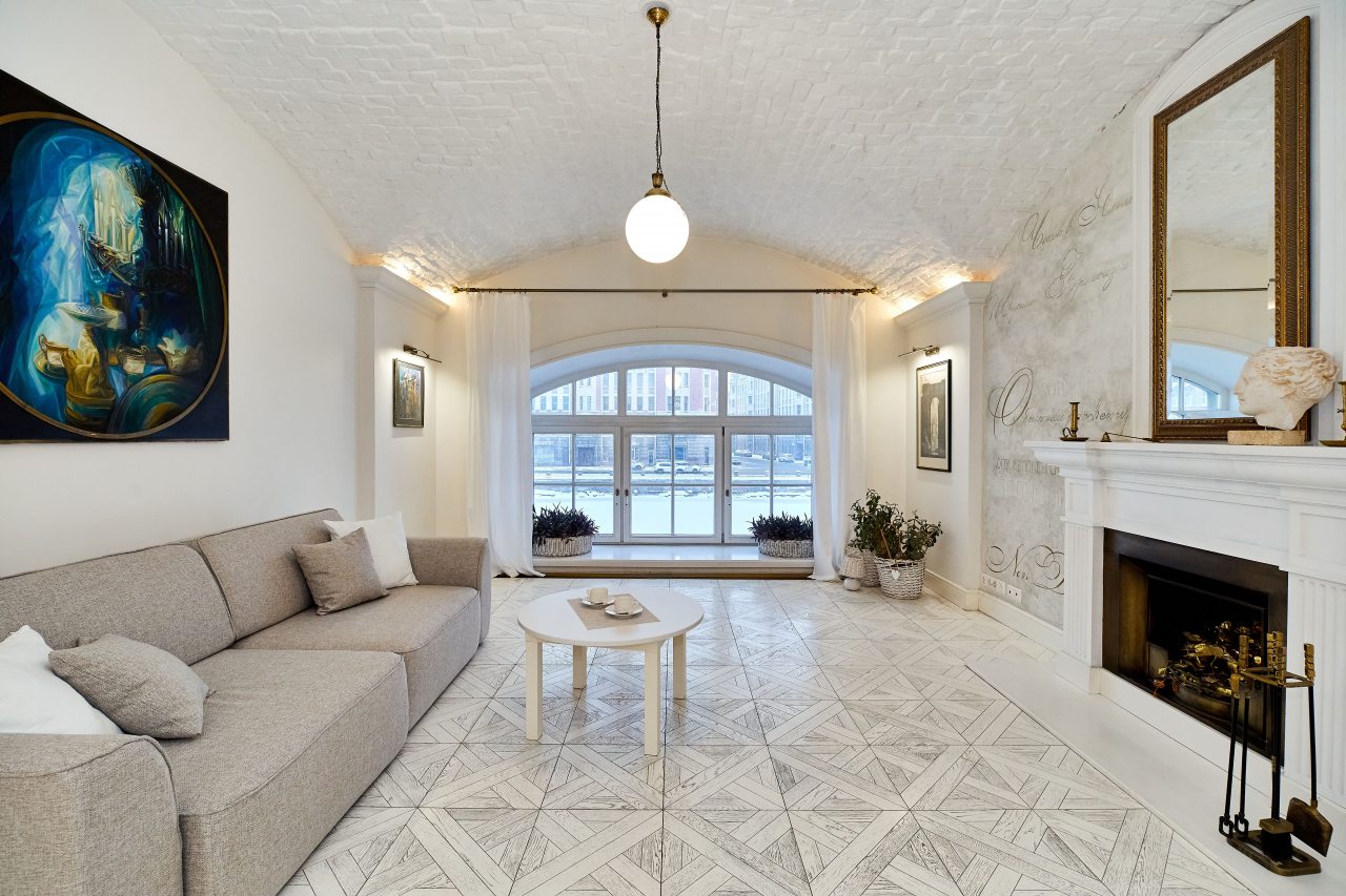 Гостиная апартаменты 100 м2