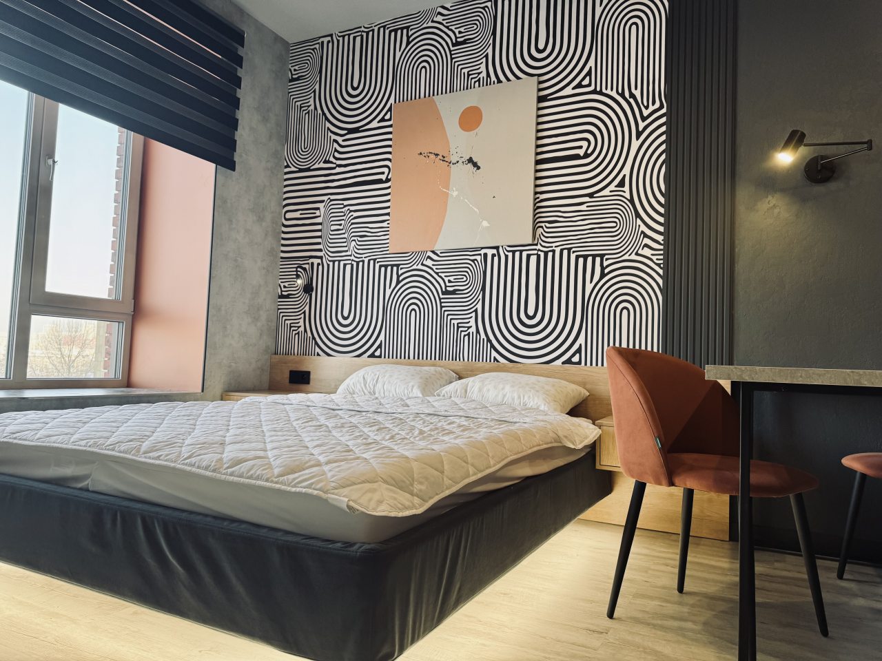 Семейный (Atmosfera Sna. Дизайнерские апарты с амбициями в МАКИ), Апартаменты Atmosfera Sna на Маковского 6