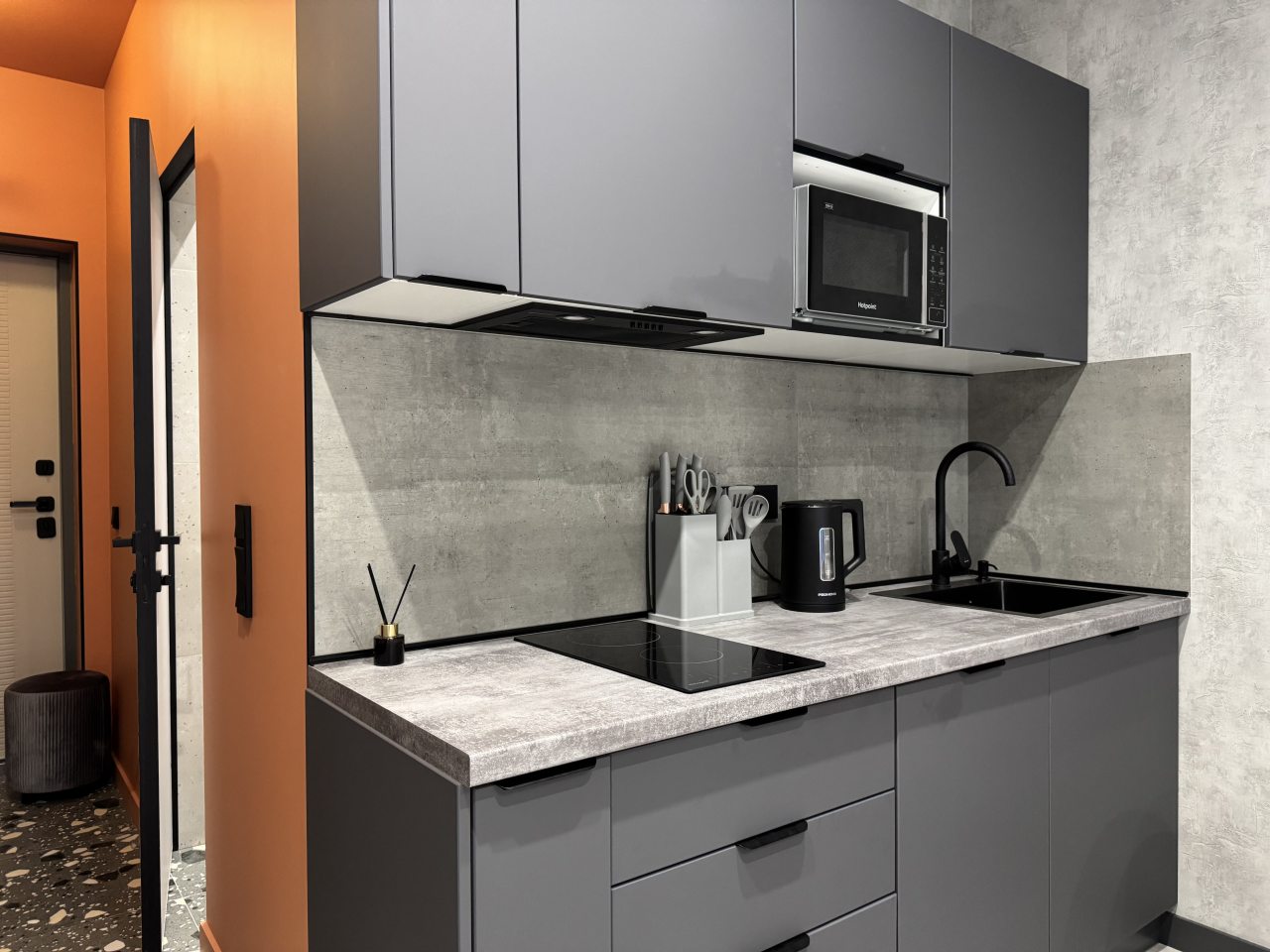 Студио (Atmosfera Sna. Локация для твоего лайфстайла в МАКИ), Апартаменты Atmosfera Sna на Маковского 6