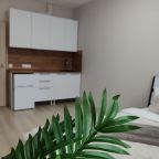 Возможность самостоятельного приготовления пищи, Апартаменты Уютная мини студия около метро