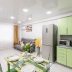 Гостиная с кухней и кондиционером и теплым полом.Плита элект