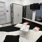 Красивая студия с двуспальной кроватью, кухней кондиционером