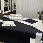 Красивая студия с двуспальной кроватью, кухней кондиционером