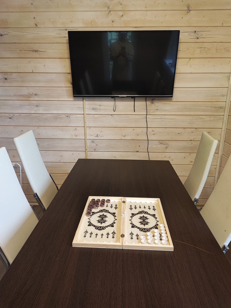 Семиместный (Деревянный коттедж (половина 1Л) 2 этажа), Гостевой дом Лукино-Парк