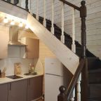 Трехместный (Деревянный коттедж (половина 4П) 2 этажа), Гостевой дом Лукино-Парк