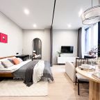 Апартаменты (Премиум-студия №31), Апартаменты Добрые квартиры в ЖК Пушкин